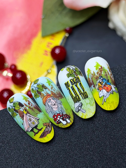 Пластина для стемпинга Enigmanic Stamping №039 Russian Style