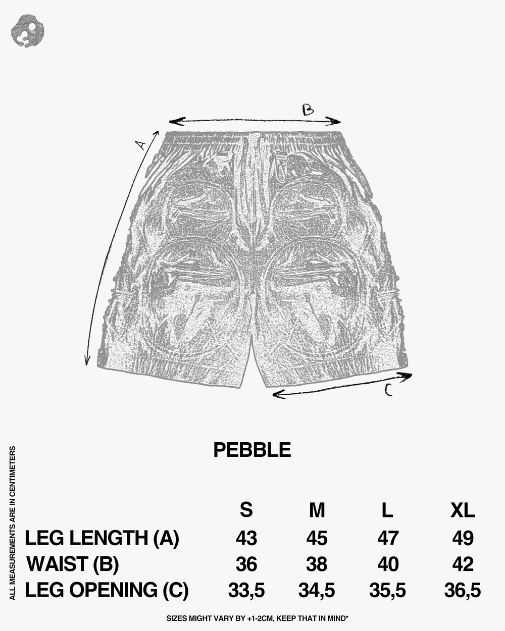 PEBBLE v2 shorts