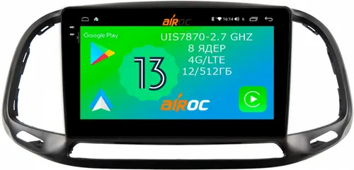 Магнитола для FIAT Doblo 2015+ - Airoc 2K AU-1504 Android 13, Быстрейшая, SIM-слот