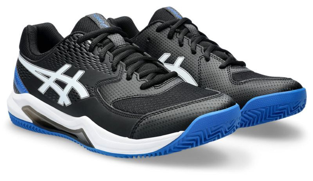 Мужские кроссовки теннисные Asics Gel-Dedicate 8 Clay - black/tuna blue