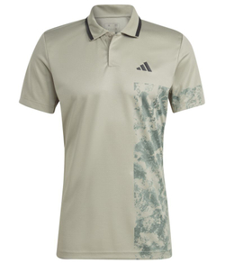 Мужское теннисное поло Adidas Paris Tennis Heat.Rdy Freelift Polo Shirt - silver pebble