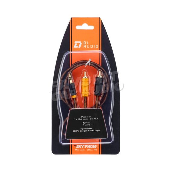 Кабель 2RCA-Jack DL Audio Gryphon Lite Mini Jack - 2RCA 1M