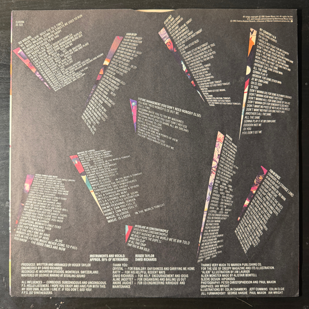 Roger Taylor ‎– Roger Taylor's Fun In Space (Япония 1981г.)