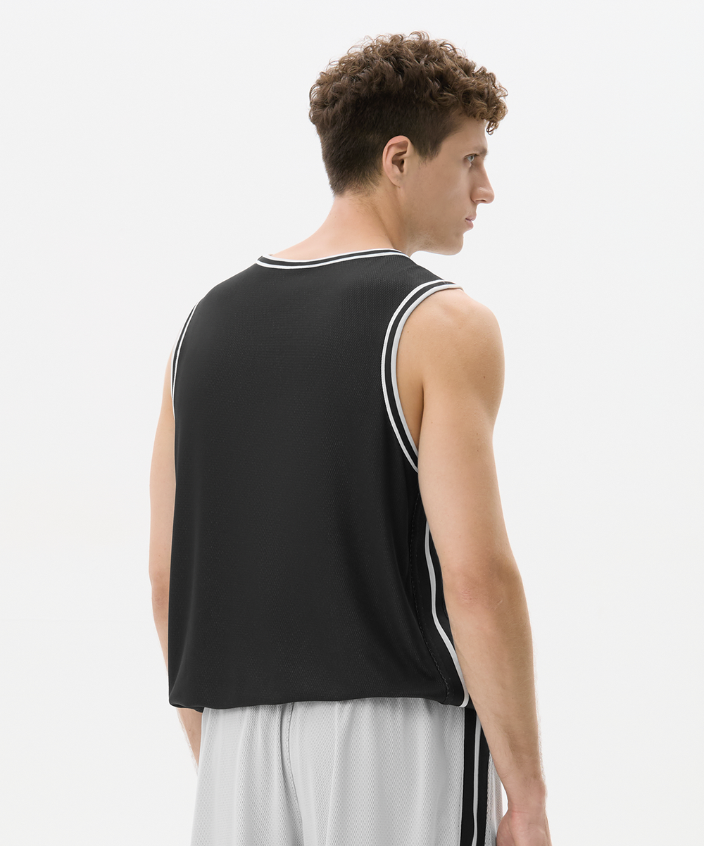 Майка двухсторонняя JÖGEL DIVISION PerFormDRY Double-Side Jersey, темно-серый/белый