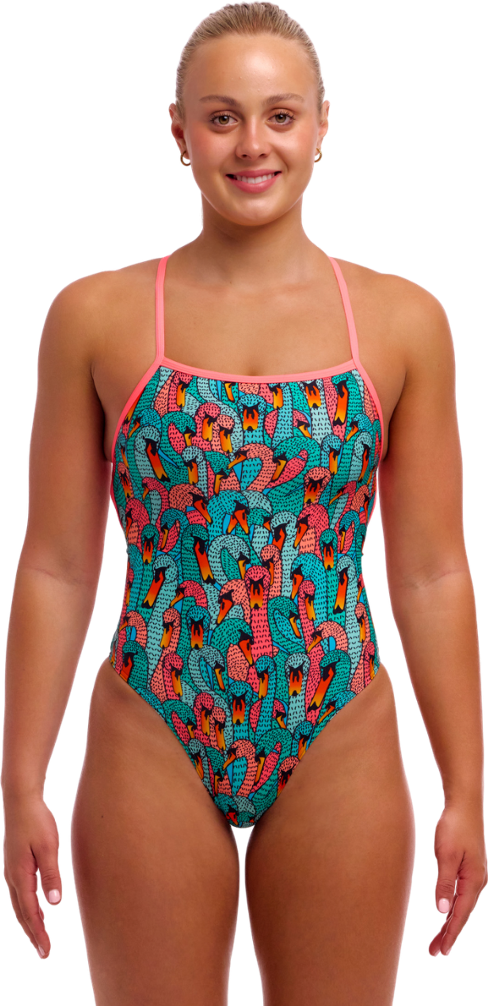 Купальник FUNKITA Swan See Swan (Strapped In)