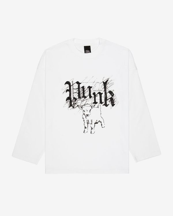 Лонгслив Goat белый