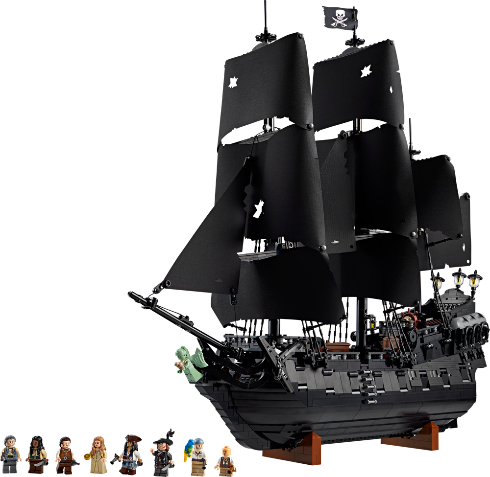 Конструктор Лего айконс Пираты Карибского моря Чёрная жемчужина 10365 | LEGO Icons The Black Pearl 2862 дет 18+