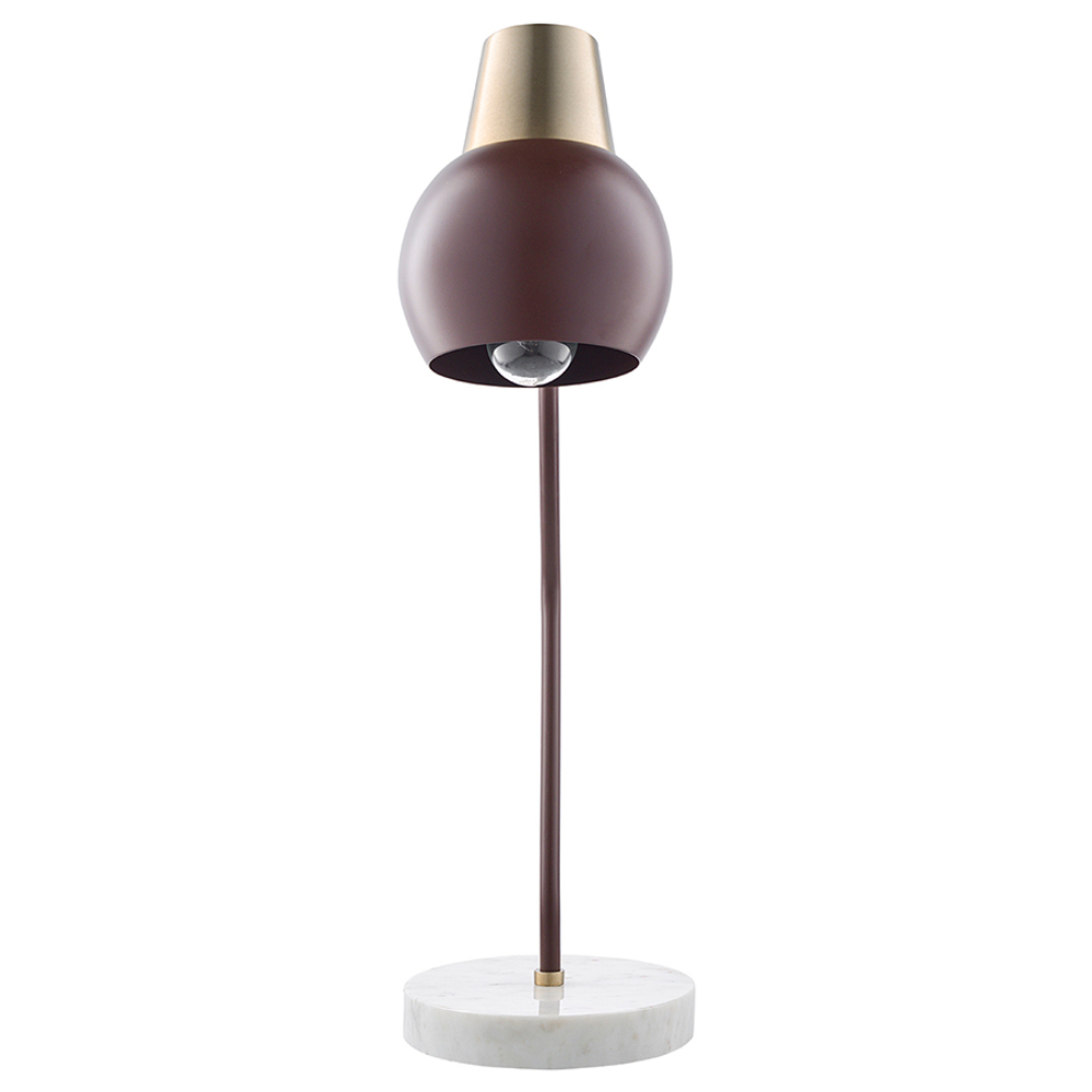 Лампа настольная rond, D18х60 см, сливовая