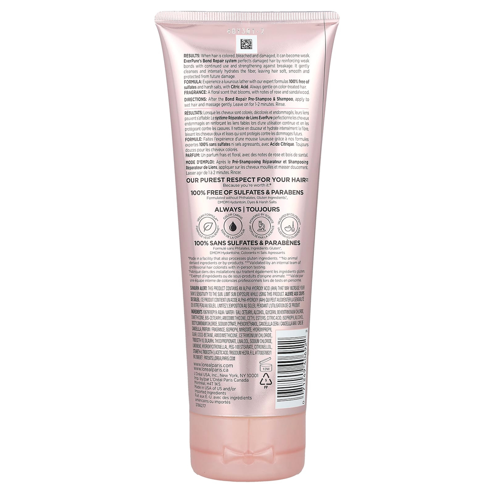 L'Oréal, EverPure, кондиционер для восстановления адгезии, 200 мл (6,8 жидк. унц.)