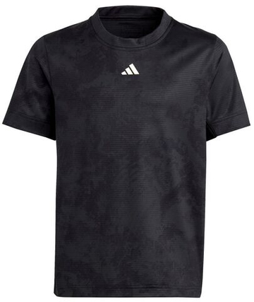 Футболка для мальчика теннисная Adidas Roland Garros T-Shirt - черный