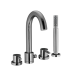 Jaquar, Смеситель для ванны на борт ванны, Florentine, 2-рычаж., Хром FLR-CHR-5277N