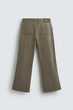 ZARA ДЖИНСЫ CHINO WIDE FLARE FIT, ОХРА