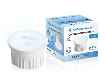 Светодиодная лампа LED MR16-PR 12W IC 6400K 220-240V 38° 212303 Bulbing Ambrella