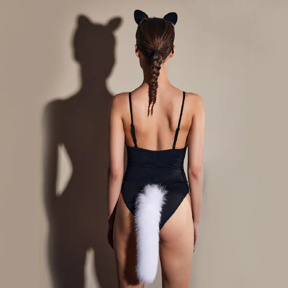 UPKO Пробка-хвостик Fox Fur Tail Small Butt Plug