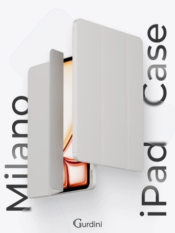 Чехол книжка для iPad Air 13" M2 / Pro 12,9" (3,4,5,6 gen) Gurdini Milano Series Stone