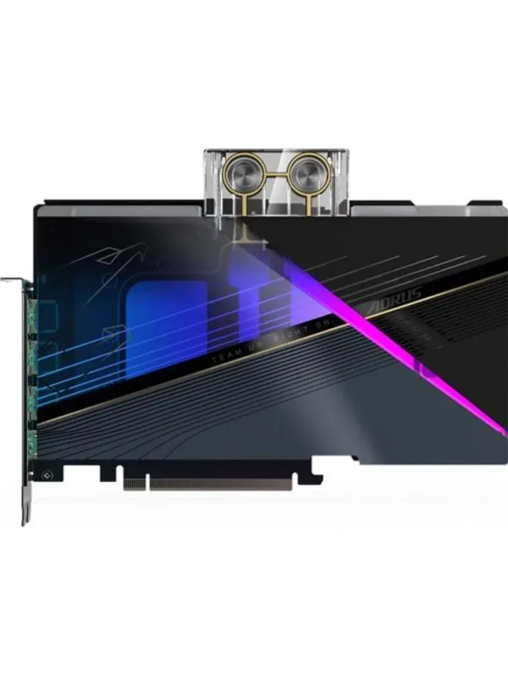 Видеокарта GeForce RTX 4080 AORUS XTREME WATERFORCE 16 ГБ