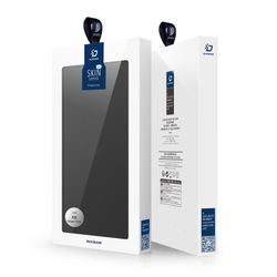 Чехол книжка из PU кожи черного цвета от Dux Ducis для Honor Magic 7 Pro, серия Skin Pro Series Case