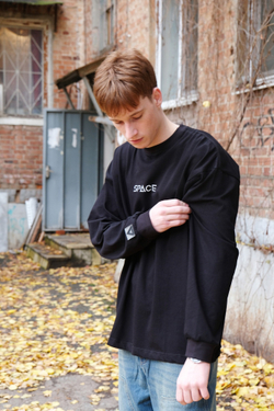 Лонгслив SPACE OverSize Черный
