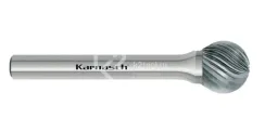 Борфреза твердосплавная Karnasch форма D, 3х2,5х3х38 мм, насечка HP-2, без покрытия, арт. 11.3030-025