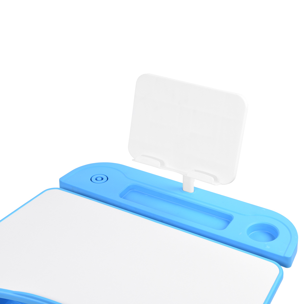 Комплект растущей детской мебели Fundesk Cura парта + стул + выдвижной ящик + подставка + лампа