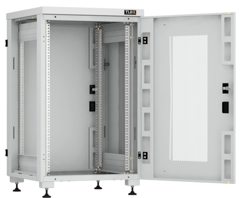 Шкаф напольный 19", 18U TLK TFI-186060-PMMM-R-GY