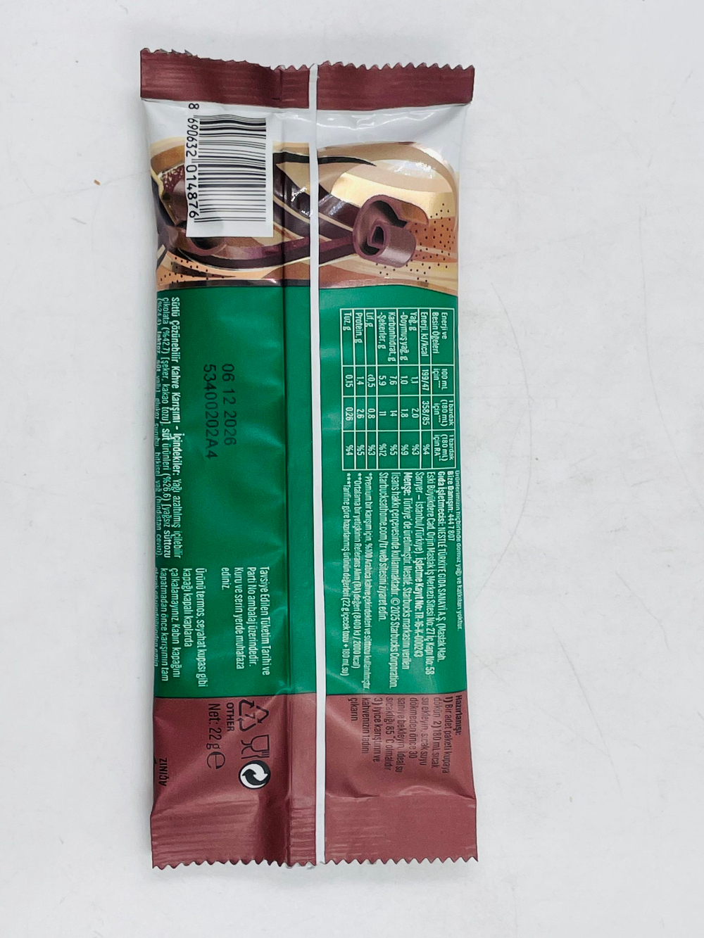 Starbucks кофе растворимый 7 вкусов (Caffe Mocha, Vanilla, White Mocha, Cappuccino, Caramel, Caffe Latte, Hazelnut), 7 саше-пакетиков, 149.5 г (Турция)