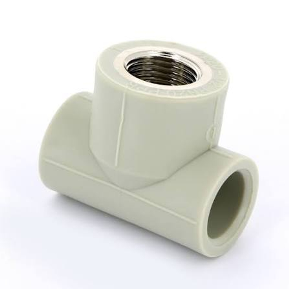 Тройник с метал. вн/рез. Ду20x1/2" FV-Plast