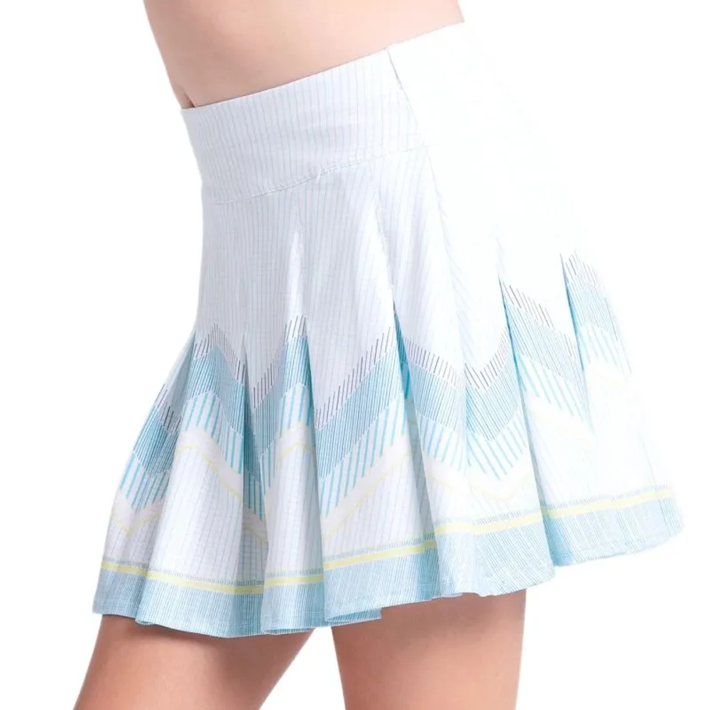 Детская теннисная юбка Lucky in Love Lane Skipper - white