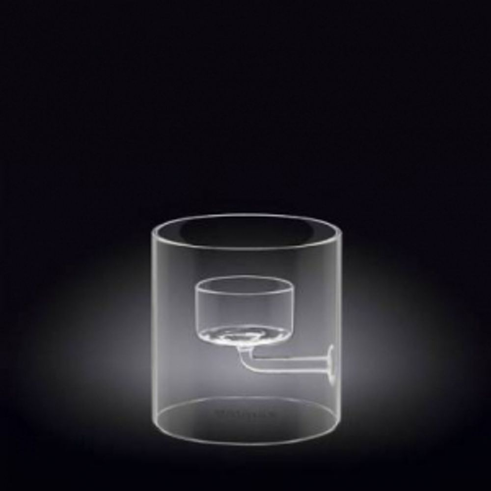 Подсвечник d=90/35 мм. Thermo Glass Wilmax Подсвечник d=90/35 мм. Thermo Glass Wilmax