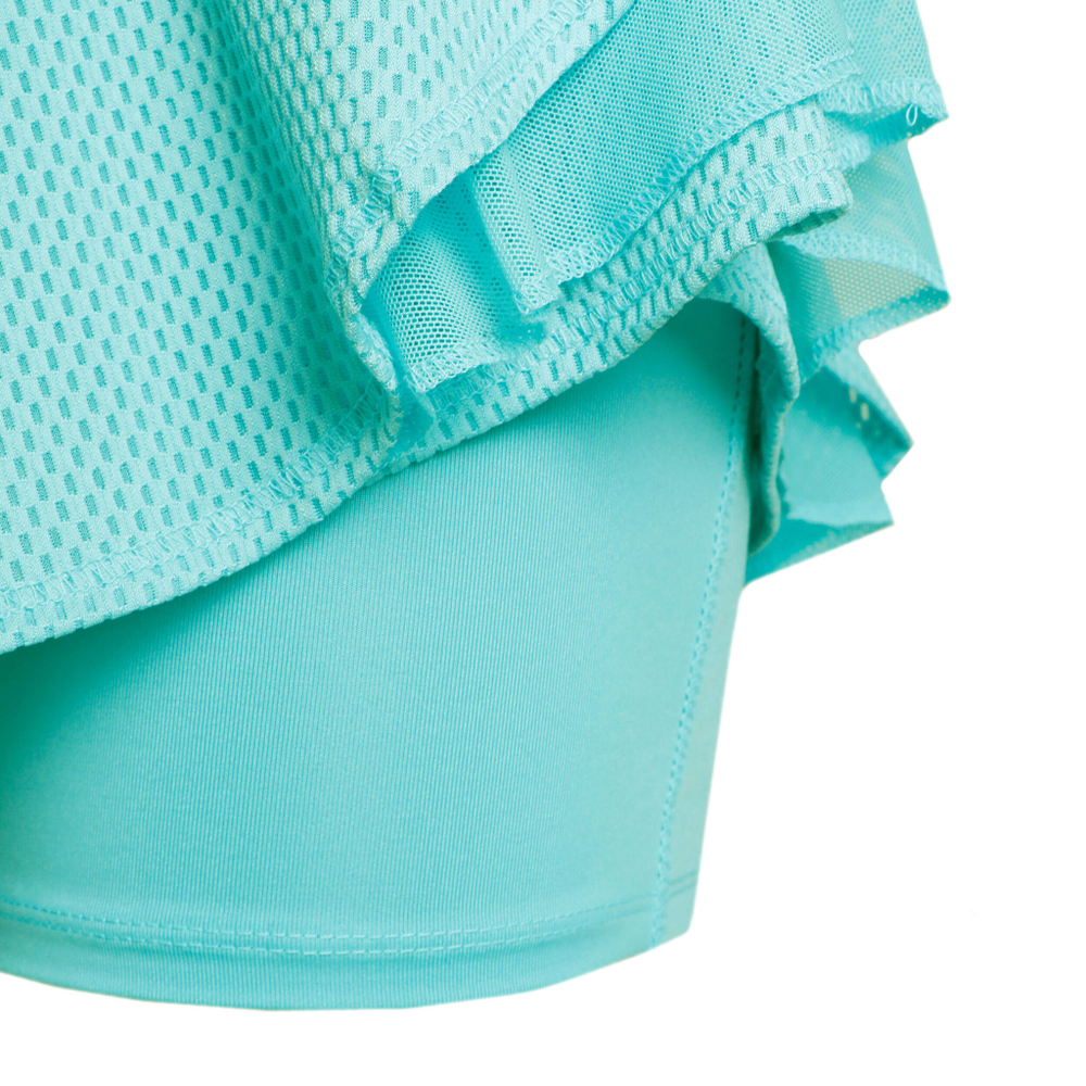 Женская теннисная юбка Lucky in Love Multilayer Flip Skirt Women - Turquoise