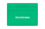 Balenciaga Cash Cow Leather Card Holder Card Holder Unisex Bright Green