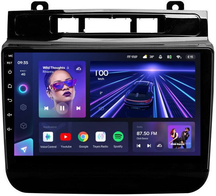 Магнитола для VW Touareg 2010-2018 (RNS850) - Teyes CC3 Android 10, Быстрая, CarPlay, SIM-слот