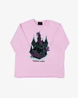 Футболка Evermore Castle розовая