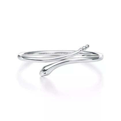 Браслет из серебра, Tiffany 💠Snake Bangle. В наличии