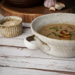 Бульонница 690 мл d 16 см h5,7 см с ручками Brown Spider Silk P.L. Proff Cuisine [6]