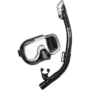 Набор детский маска+трубка в сумке TUSA Sport UCR-2022P черный/черный