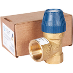 Клапан предохранительный STOUT - 1/2", сброс 3/4" (ВР/ВР, Рн 10 бар)
