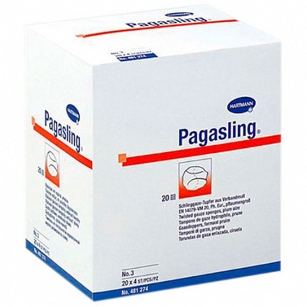 PAGASLING - Тампоны из марли (нестерильные): № 4; 4 х 250 шт.