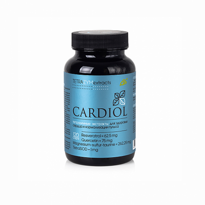 экстракт-супероксидант КАРДИОзим для сердца, CARDIOL, 120кап, Сиб-Крук