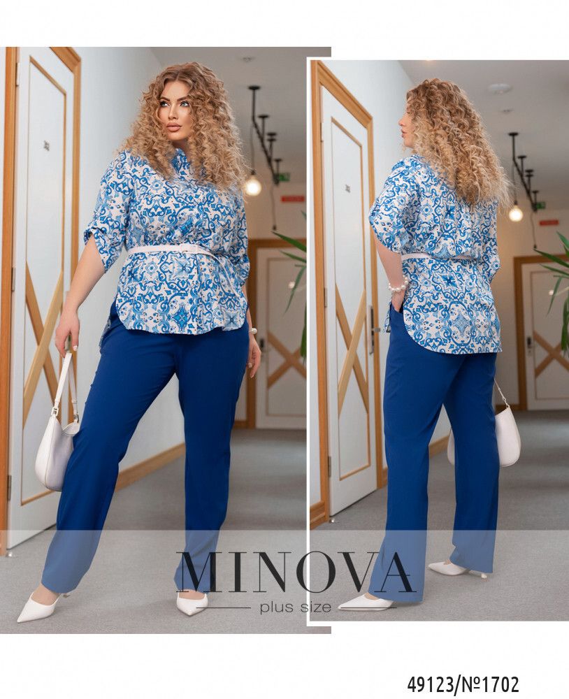 Костюм 1702-синий Minova