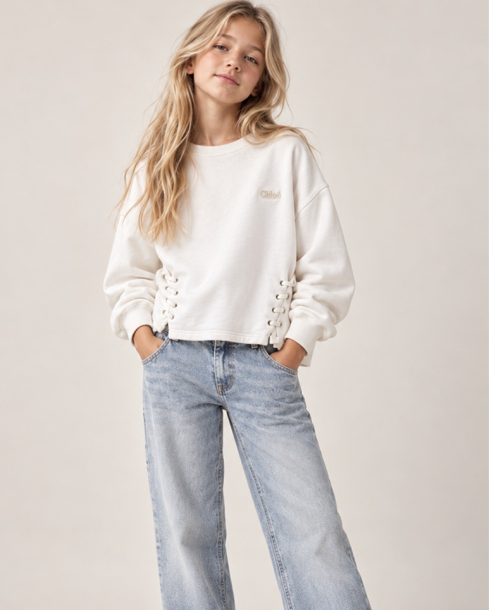 Хлопковый свитшот Chloe, 140
