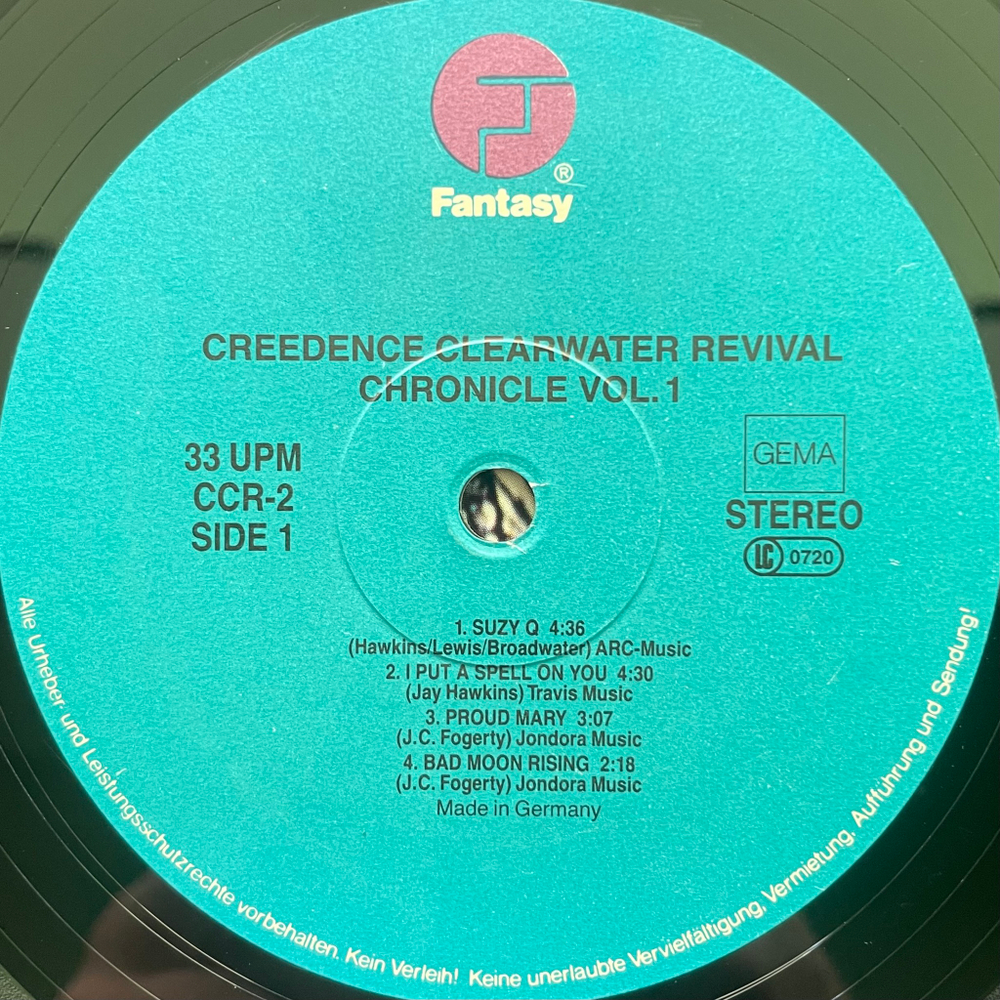 Creedence Clearwater Revival Featuring John Fogerty - Chronicle - The 20 Greatest Hits 2LP (Германия)