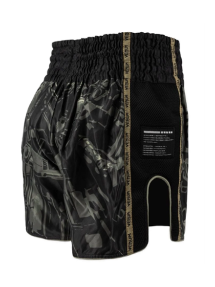 Шорты тайские Venum Invader Black/Sand
