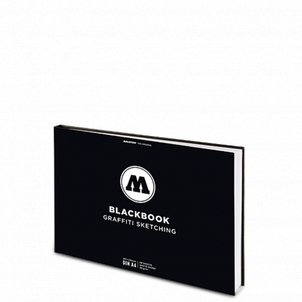 Скетчбук Molotow BLACKBOOK  A4 альбом (С белой бумагой)