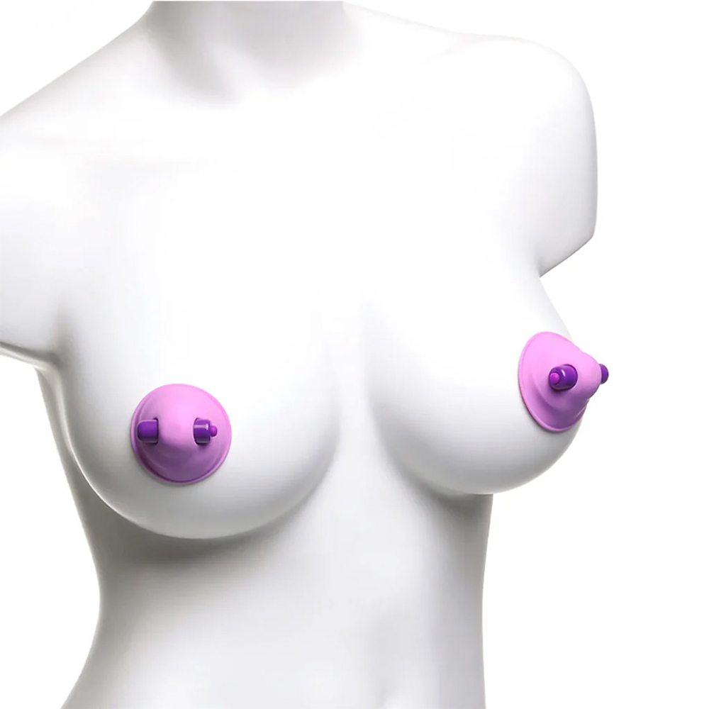 Виброприсоски-стимуляторы на соски PipeDream Fantasy for Her Vibrating Nipple Suck Purple 492012