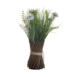 Букет маргариток белыx искусственный 30см Garda Decor 8J-12AK0003