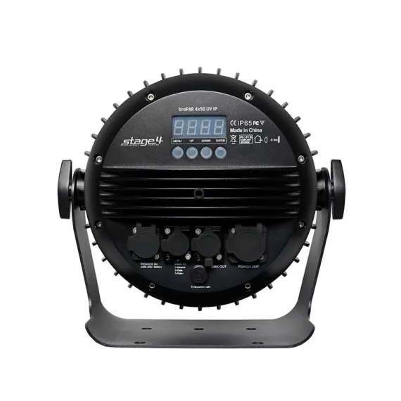 STAGE4 broPAR 4x50 UV IP Прожектор типа PAR (Ультрафиолет) / 4х50 Вт / тип УФ-А (UV-A) / 26° (72°) /