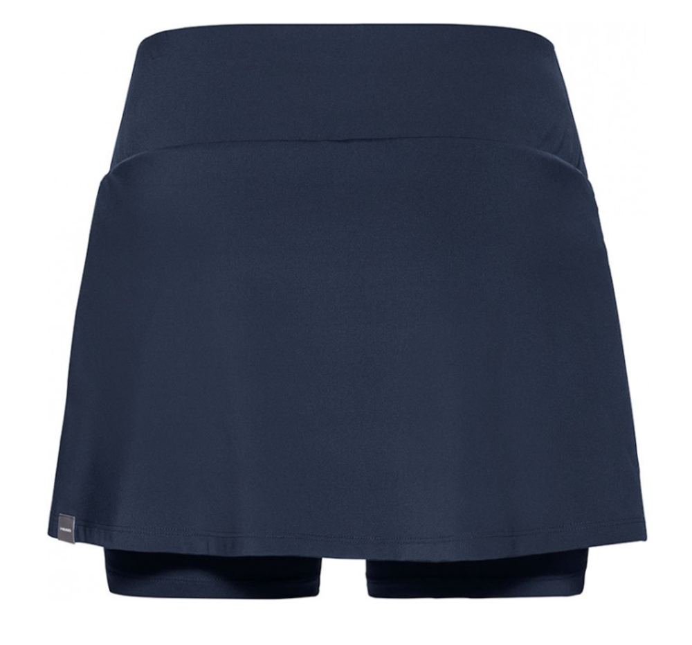 Юбка для девочки теннисная Head Club Basic Skort - dark blue