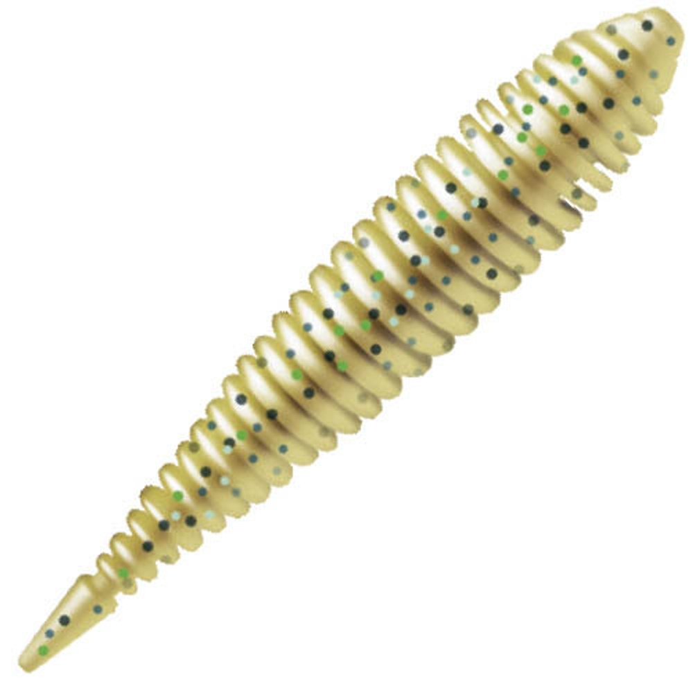 Приманка ZUB-MAGGOT SLIM 40мм(1,5")-12шт, (цвет 503) коричневый с блестками