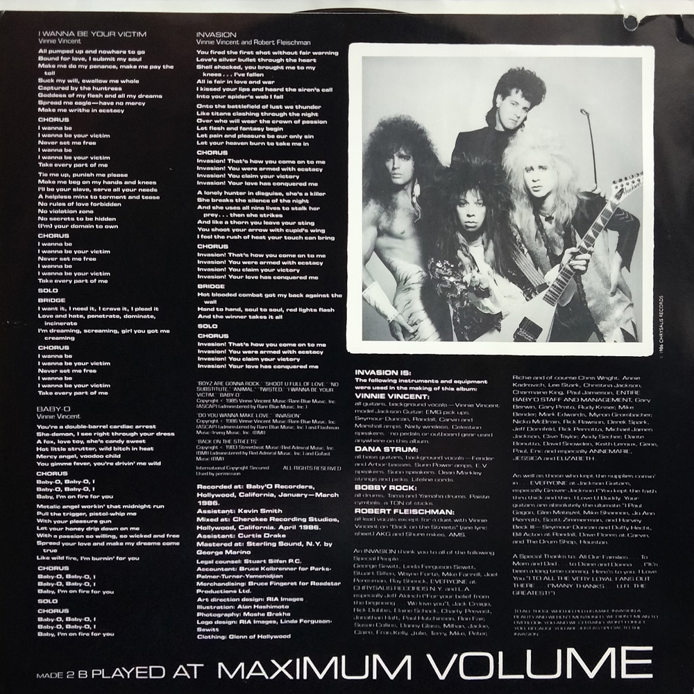 Vinnie Vincent Invasion / Vinnie Vincent Invasion (LP)